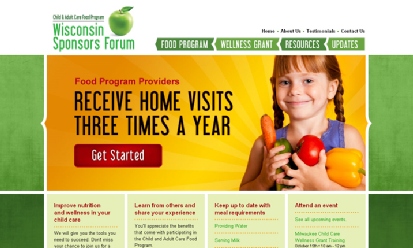 CACFP Wisconsin Sponsors Forum screenshot
