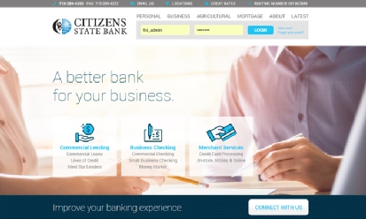 Citizen State Bank screenshot