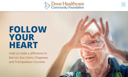 Dove Healthcare Foundation screenshot