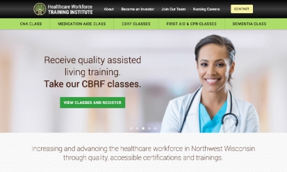 Healthcare Workforce Training Institute screenshot