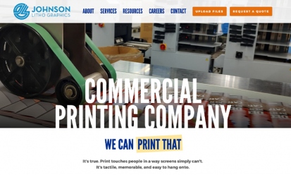 Johnson Litho Graphics screenshot