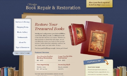 Stanley Book Repair & Restoration screenshot
