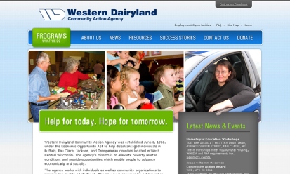 Western Dairyland Community Action Agency screenshot