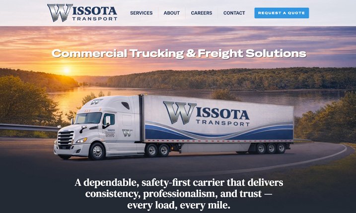 Wissota Transport Website Screenshot